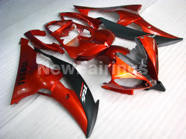Orange and Matte Black Factory Style - YZF-R6 08-16 Fairing Kit Vehicles & Parts > Vehicle Parts & Accessories > Motor