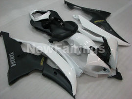 Pearl White and Matte Black Factory Style - YZF-R6 08-16 Fairing Kit Vehicles & Parts > Vehicle Parts & Accessories >