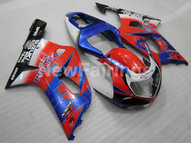 Red and Blue Corona - GSX-R750 00-03 Fairing Kit Vehicles &