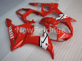 Red and White Factory Style - YZF-R6 03-04 Fairing Kit Vehicles & Parts > Vehicle Parts & Accessories > Motor Vehicle