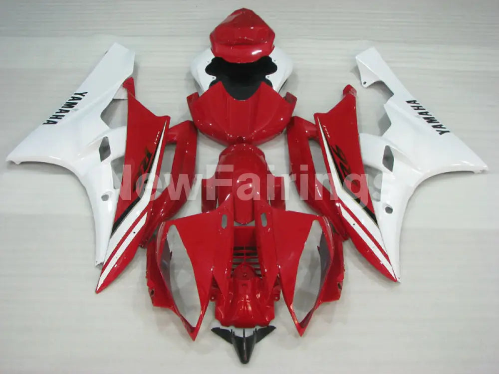 Red and White Factory Style YZF R6 Fairing Kit for Selective Buying ...