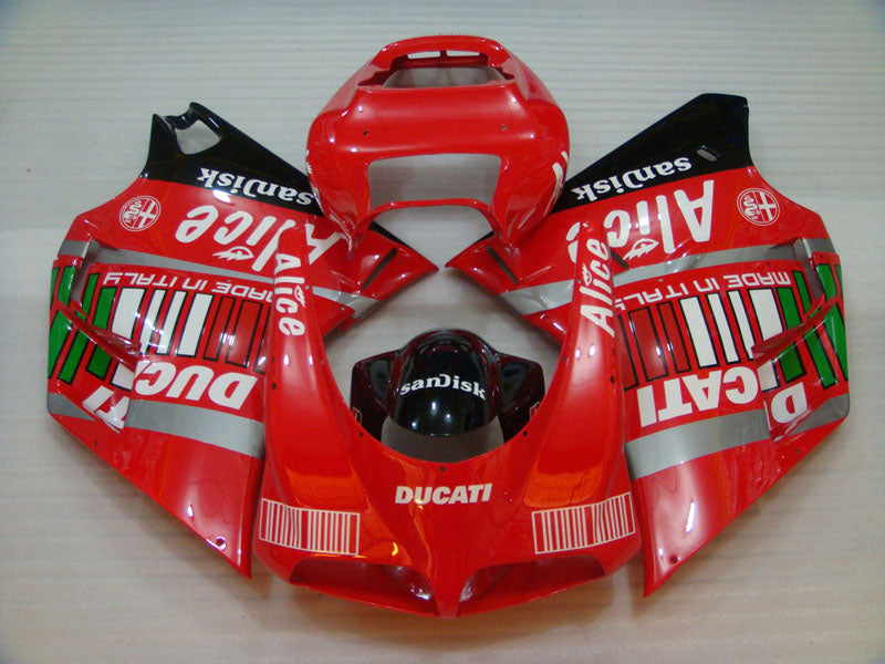 Red and Black Alice - Ducati 748/916/996/998 96-02 Fairing