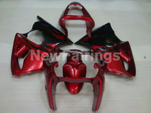 Load image into Gallery viewer, Red and Black Flame NINJA ZX 6R 00 02 Fairing Kit Vehicles