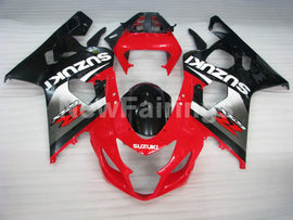 Red and Silver Black Factory Style - GSX-R600 04-05 Fairing
