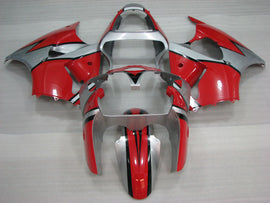Red and Silver Factory Style - NINJA ZX-6R 00-02 Fairing
