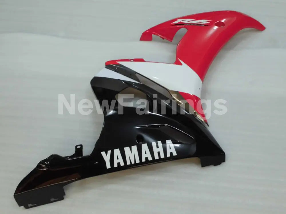 Red and White Black Factory Style - YZF-R6 03-04 Fairing Kit Vehicles & Parts > Vehicle Parts & Accessories > Motor