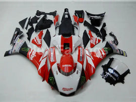 Red and White Black Monster - YZF-R1 15-19 Fairing Kit Vehicles & Parts > Vehicle Parts & Accessories > Motor Vehicle