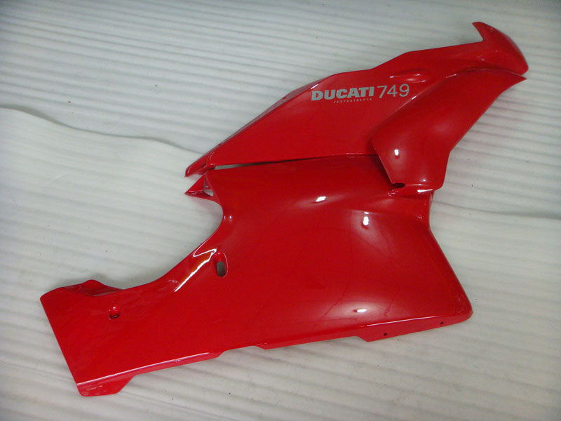 Red and White Factory Style - Ducati 749 03-04 Fairing Kit