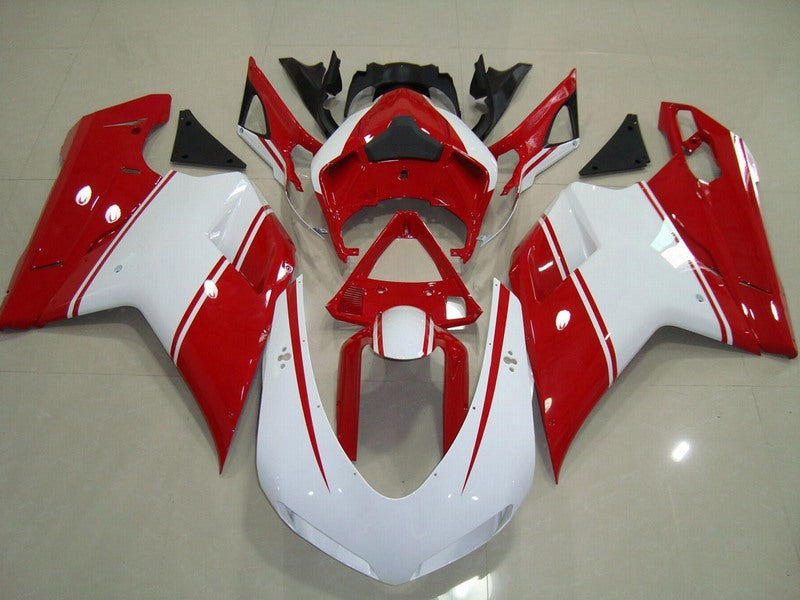 Red and White Factory Style - Ducati 848/1098/1198 07-11