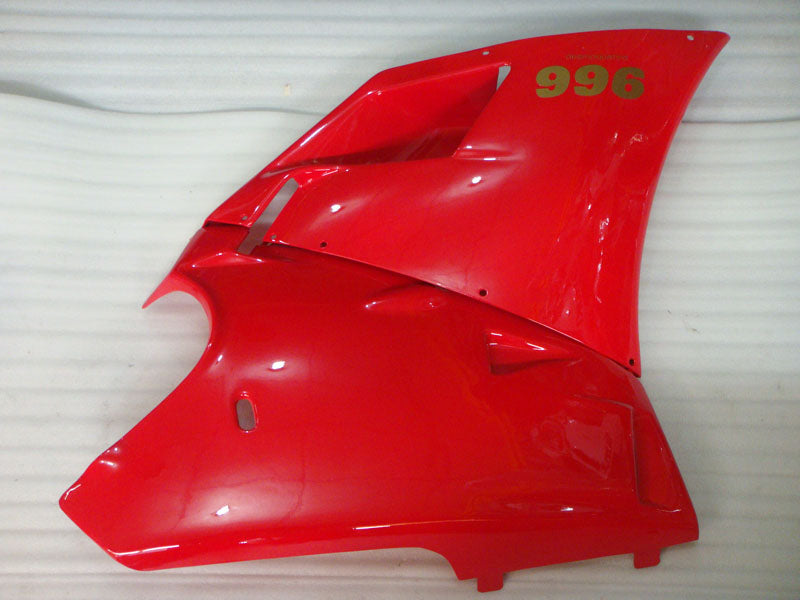 Red and White Factory Style - Ducati 996 96-02 Fairing Kit
