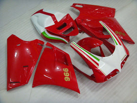 Red White Factory Style - Ducati 996 96-02 Fairing Kit