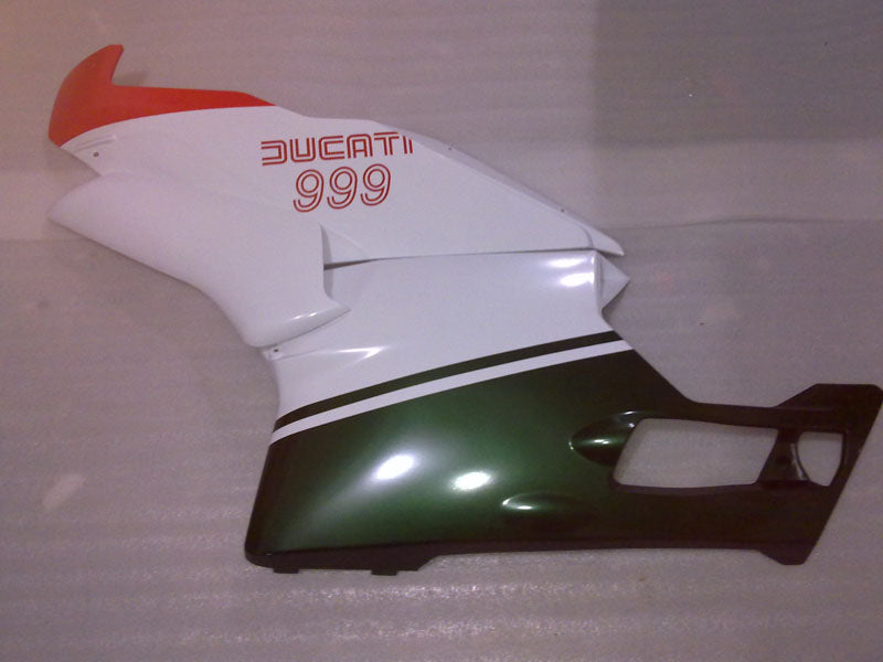 Red and White Green Factory Style - Ducati 999 03-04
