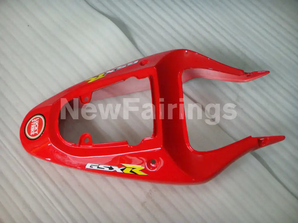 Red and White Lucky Strike - GSX-R600 01-03 Fairing Kit