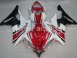 Red and White Matte Black Factory Style - YZF-R6 08-16 Fairing Kit Vehicles & Parts > Vehicle Parts & Accessories >