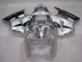 Silver and Black Factory Style - NINJA ZX-6R 00-02 Fairing
