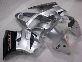 Silver and Black Factory Style - NINJA ZX-6R 00-02 Fairing