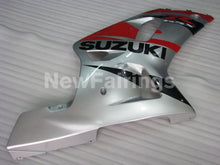 Load image into Gallery viewer, Silver and Red Black Factory Style - GSX-R600 01-03 Fairing Kit