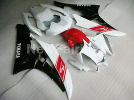White and Red Black Factory Style - YZF-R6 06-07 Fairing Kit Vehicles & Parts > Vehicle Parts & Accessories > Motor