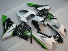 Load image into Gallery viewer, White and Black Green Monster - NINJA ZX-10R 04-05 Fairing Kit
