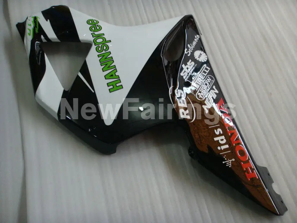 White and Black HANN Spree - CBR 954 RR 02-03 Fairing Kit