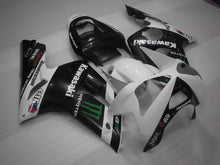 Load image into Gallery viewer, White and Black Monster - NINJA ZX-6R 03-04 Fairing Kit