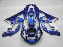 Load image into Gallery viewer, White and Blue Flame - YZF600R Thundercat 96-07 Fairing Kit Vehicles &amp; Parts > Vehicle Parts &amp; Accessories > Motor