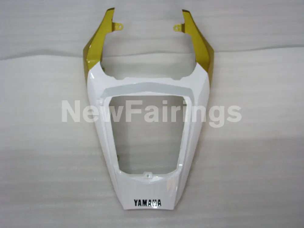 White and Gold Flame - YZF-R6 03-04 Fairing Kit Vehicles & Parts > Vehicle Parts & Accessories > Motor Vehicle Parts >