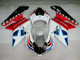 White and Red Black Star - Ducati 848/1098/1198 07-11