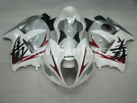 White Silver and Wine red Factory Style - GSX1300R Hayabusa