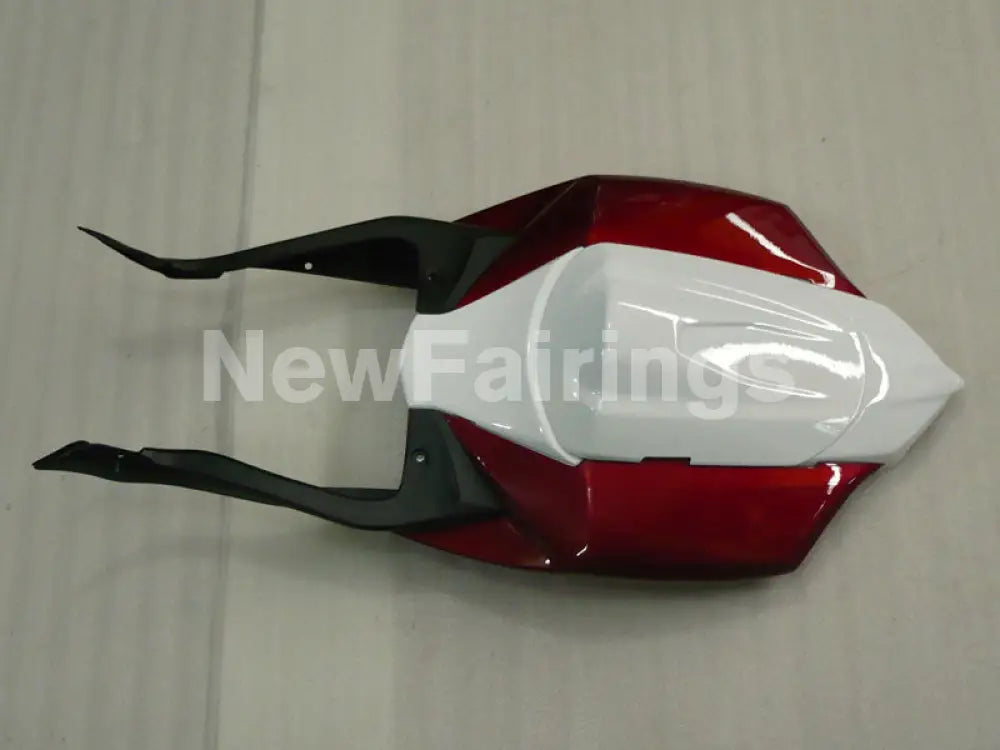 Wine Red and White Black Factory Style - GSX-R600 08-10 Fairing Kit
