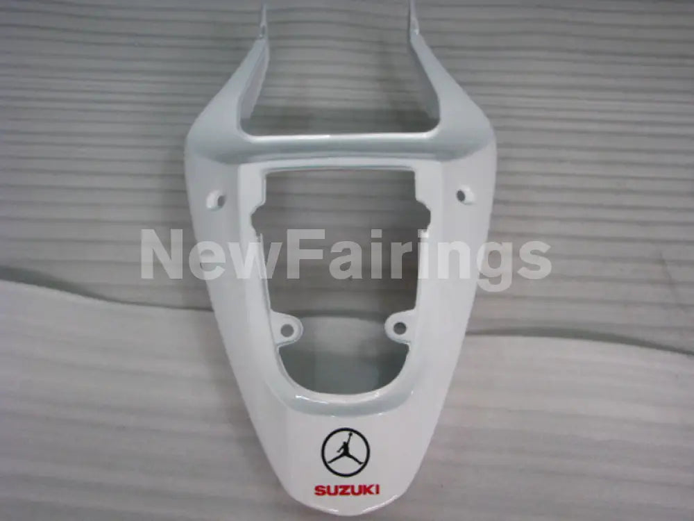 Wine Red and White Jordan - GSX-R600 01-03 Fairing Kit