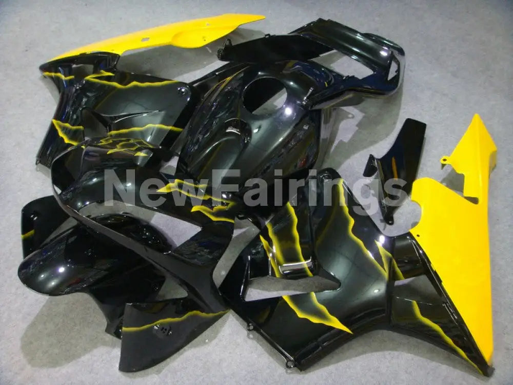 Yellow and Black No decals - CBR600RR 03-04 Fairing Kit -
