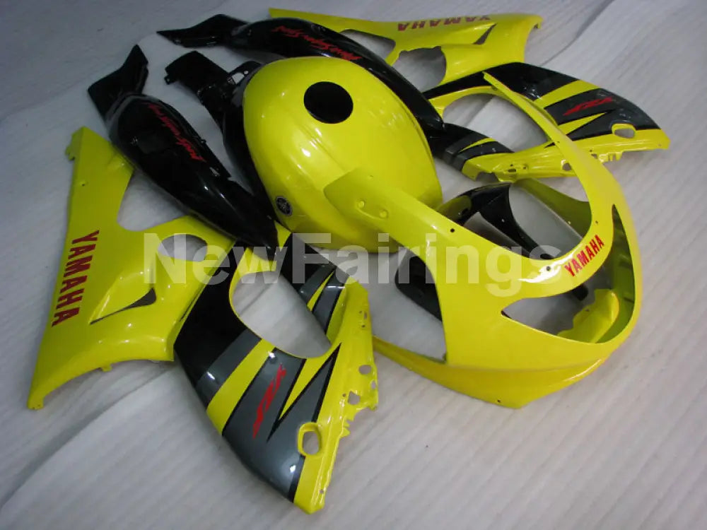 Yellow and Black Grey Factory Style - YZF600R Thundercat 96-07 Fairing Kit Vehicles & Parts > Vehicle Parts &