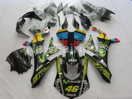 Yellow and Black Movistar - YZF-R1 15-19 Fairing Kit Vehicles & Parts > Vehicle Parts & Accessories > Motor Vehicle