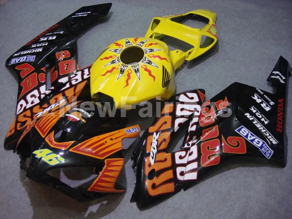 Yellow and Black Orange Rossi- CBR1000RR 04-05 Fairing Kit